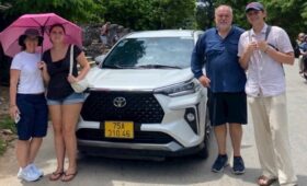 Phong Nha transfers service with comfortable private car for airport, train station and hotel transportation in Vietnam